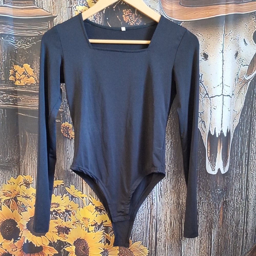 Black Long Sleeve Bodysuit